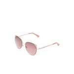 GUESS okuliare Cateye Metal Sunglasses rose gold Ružovozlatá