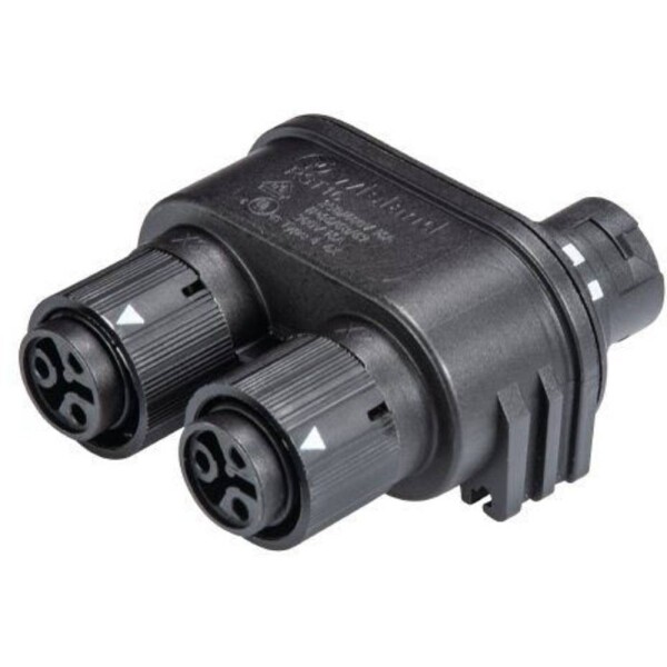 Wieland Electric RST16I3V 2P1 TGVG SW 46.030.1253.1 rozvádzač pre guľatý faston, 1 ks; 46.030.1253.1