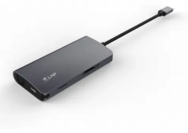 LMP USB-C mini Dock Space Gray / Dokovacia stanica / 8 portov / hliníkové telo (15954)
