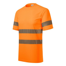 Unisex tričko HV Dry (fluorescenčná oranžová) L