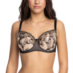 Dámska podprsenka Filipa 1130 Black with beige - Gaia 90G černo-béžová
