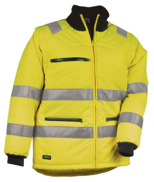 Reflexná zimná bunda COFRA NEON žltá veľkosť 48 (CANEON_00_48-B)