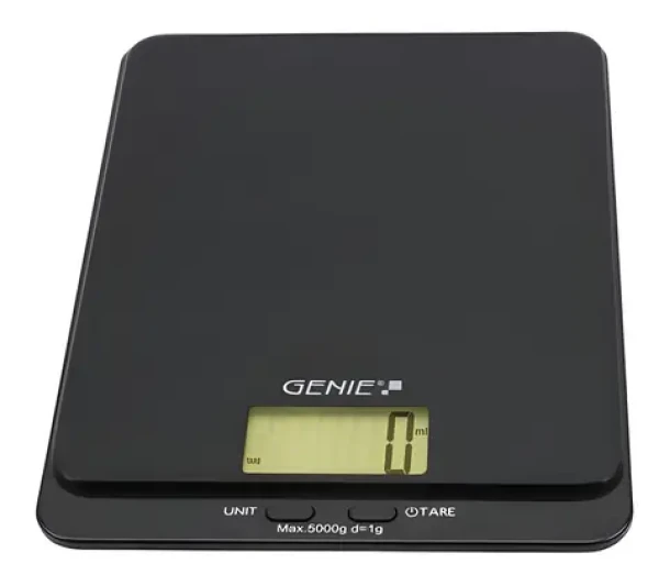 GENIE DLS 5 čierna / Kuchynská váha / do 5 kg / LCD displej / tlačidlové ovládanie (11836)
