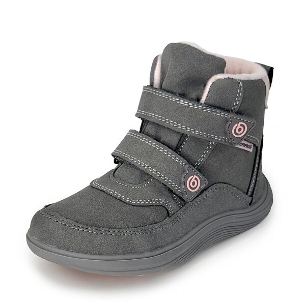 Detská celoročná barefoot obuv Bugga KIVO Grey B00199-09 - 25