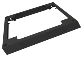 Lanview Rackový podstavec 19" / Podstavec / 800×800×90 mm / Oceľ / Čierna (LVR248250)