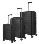 Sada cestovných kufrov Travelite Mooby S,M,L Black