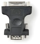 Nedis DVI-I 24+5 (F) - VGA (M) čierna / Adaptér / poniklovaný (CCGB32901BK)