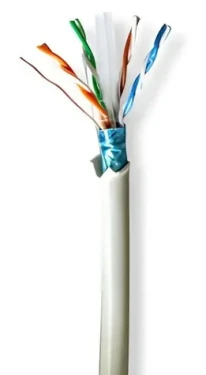 Nedis CAT6 šedá / Sieťový kábel / F/UTP / SOLID / 305 m / LSZH (CCBG8526GY305S)