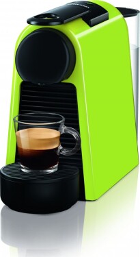 DeLonghi Nespresso Essenza Mini EN85.L / Kávovar na kapsule / Nespresso / 1150 W / 0.6 L / 19 bar / zelená (EN 85.L)