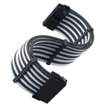 Silverstone Kábel ATX 24-Pin 300mm - čierno-biela / pletený (SST-PP07E-MBBW)