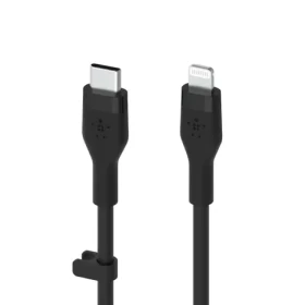 Belkin Flex CAA009bt2MBK čierna / Kábel USB-C na Lightning / 2 m / MFi / 15W (CAA009BT2MBK)