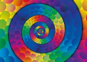 YAZZ Puzzle Špirála z gulí