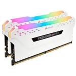 Corsair Vengeance RGB Pre 16GB (2x8GB) 3200MHz biela / DDR4 / CL16 / DIMM / 1.35V / XMP 2.0 (CMW16GX4M2C3200C16W)