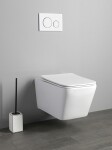 SAPHO - PORTO závesná WC misa, Rimless, 36x52cm, biela PZ102WR