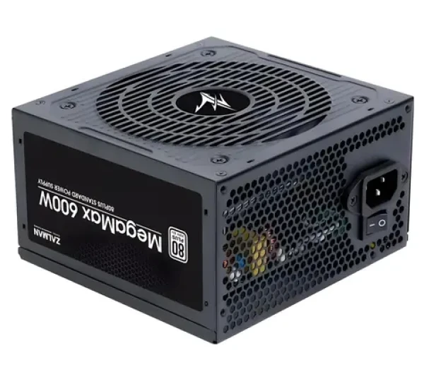 Zalman MegaMax 600W / Zdroj / ATX / 80 PLUS / aPFC / 120mm ventilátor (ZM600-TXII)