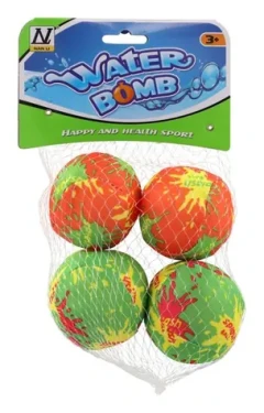 TEDDIES Vodné bomby / Hračka do vody / 4 ks / od 3 rokov