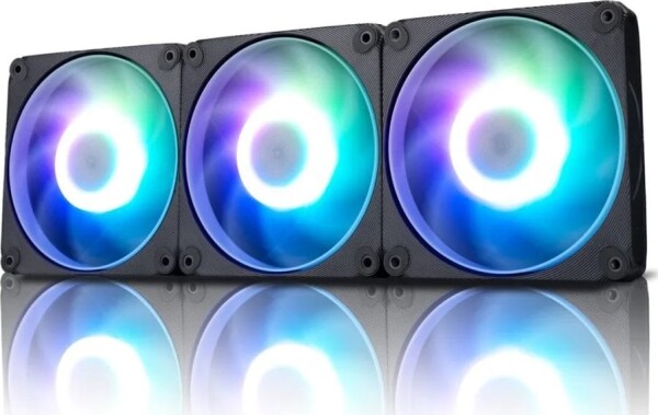 Aigo InWin AM120S RGB PWM Lüfter 3er Pack - 120mm, schwarz