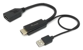 Equip HDMI › DisplayPort / Adaptérový kábel / 4K / 60 Hz / 0,15 m / čierny (119039)