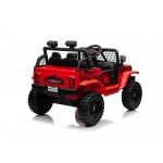 Mamido Mamido Elektrické autíčko OFF ROAD EXTREME 4x4 červené 24V | 200W | 50 kg | EVA | LED | 2,4 Ghz | ECO koža