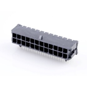 Molex vstavaná pinová lišta (štandardná) Počet pólov 24 Raster (rozteč): 3.00 mm 430452402 1 ks Tray; 430452402