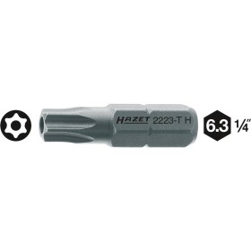 Hazet HAZET, 2223-T9H bit Torx TR 9, Speciální ocel , C 6.3, 1 ks; 2223-T9H