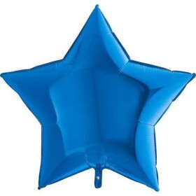 Nafukovací balónik modrá hviezda 91 cm - Grabo
