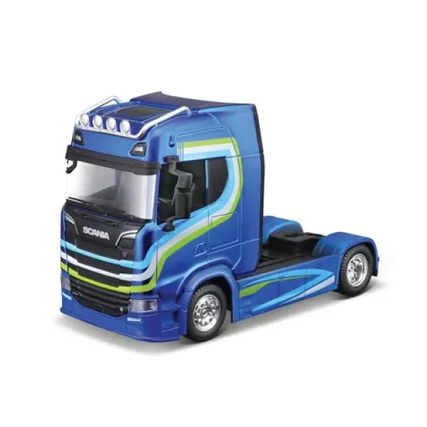 Bburago Haulers Custom Cabs Scania 770S Blue