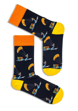 Pánske ponožky Kitesurf Avangard - Milena 43/46 modrá/černá