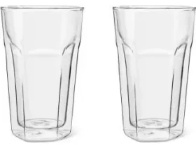 Leopold Vienna LV01516 / Sada 2 pohárov na latte macchiato / Dvojité sklo (LV01516)