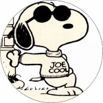 Jedlý papier Snoopy, čiernobiela ilustrácia, 19,5 cm - Pictu Hap