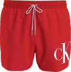 Pánske plavky SHORT DRAWSTRING KM0KM00967 XM9 červená Calvin Klein