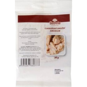 Cukrárenské droždie Amónium 30 g - Kovandovi - Kovandovi