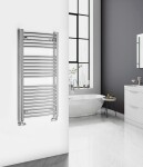 AQUALINE - ALYA vykurovacie teleso oblé 600x1110, chróm LLC202