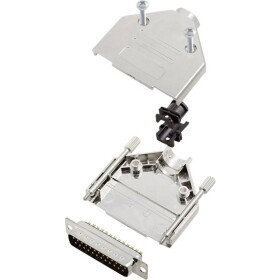 Encitech DTPK-M-25-DBP-K 6355-0030-03 sada D-SUB kolíkové lišty 180 ° Pólov: 25 spájkovaný 1 sada; 6355-0030-03