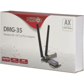 Inter-tech DMG-35 / Wi-Fi / Bluetooth adaptér / PCIe / Wi-Fi 6 / Bluetooth 5.0 / 3000 Mbit/s (88888149)