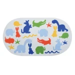 MSV ZOO detská protišmyková podložka farebná / PVC a polyester / 69 x 39 cm