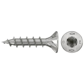Fischer 574148 skrutky do drevotriesky 4 mm 30 mm TX Nerezová oceľ 200 ks; 574148