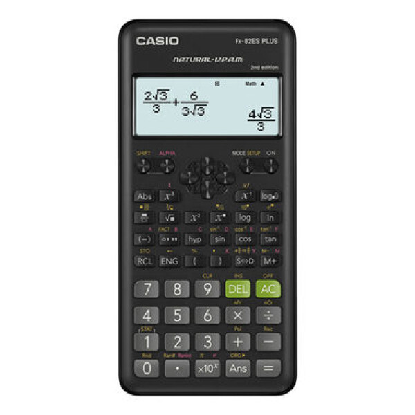 CASIO FX 82ES PLUS E2 čierna / Kalkulačka školská (FX 82 ES PLUS E2)