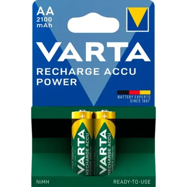 Varta RECHARGE Nabíjacia batéria AA / 1.2V / 2100mAh / NiMH / 20 ks / v blistri (498813)