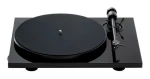 Pro-Ject E1.2 + Pick It MM E - High Gloss Black / Gramofón / remienkový / RCA kábel 1.23m (9pe12mmehgb)