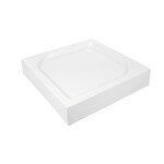 INVENA - Sprchová vanička štvorec 80 x 80, 16, bez sifónu AK-80-K83-P