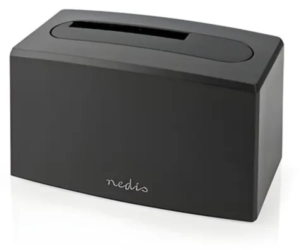 Nedis Dokovacia stanica pre HDD 2,5"/3,5" / Dokovacia stanica / USB 3.2 Gen 1 / SATA / Stolová (HDDUSB3210BK)