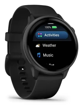 Garmin vívoactive 6 42mm čierna / Chytré hodinky / 1.2 "AMOLED / GPS / Wi-Fi / NFC / 5 ATM (010-02985-00)