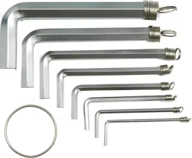 Vorel Sada kľúčov imbus 10 ks 1,5-10 mm CrV / Sada kľúčov / Imbus / 1,5-10 mm / CrV oceľ