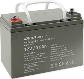 Qoltec akumulátor AGM | 12V | 36Ah | max. 540A