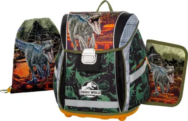 OXYBAG Školský set 3ks Premium Light Jurassic WORLD (152481)