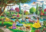 Trefl Puzzle Premium PLUS Disney princeznej: Piknik