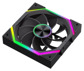 Gamemax FN12A-N2 WL R čierna / Ventilátor / 120 mm (FN12A-N2 WL-R)