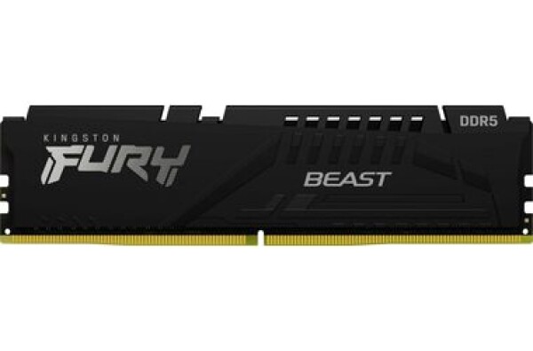 Kingston Fury Beast Black 32GB (1x 32GB) DDR5 6000MHz / CL30 / DIMM / On-Die ECC / EXPO / 1.35V (KF560C30BBE-32)