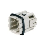 Weidmüller 1498300000 vložka pinového konektora RockStar® HDC HA 4 + PE skrutkovací 1 ks; 1498300000